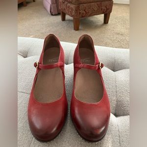 Dansko Loralie Mary Jane wedge shoes